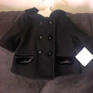 Baby Girl Peacoat Black 3M